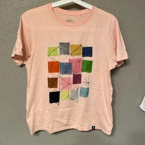 UNIGLO pink unisex teeshirt, size S